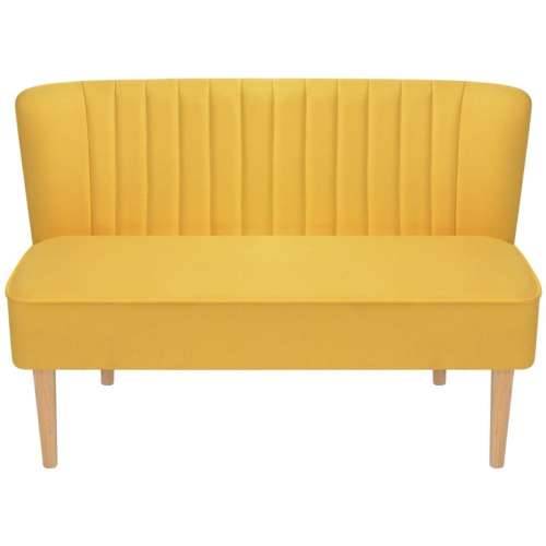 Sofa 117x55,5x77 cm Tkanina Žuta Cijena