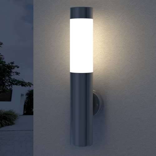 Dvije vodootporne zidne lampe od nehrđajućeg čelika 11 x 35 cm Cijena