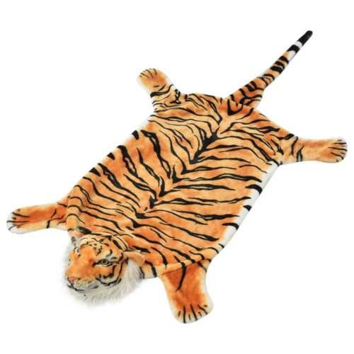 Tepih Tigar od Pliša 144 cm Smeđi