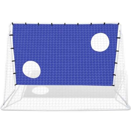 Nogometni gol sa zidom za ciljanje čelični 240 x 92 x 150 cm Cijena