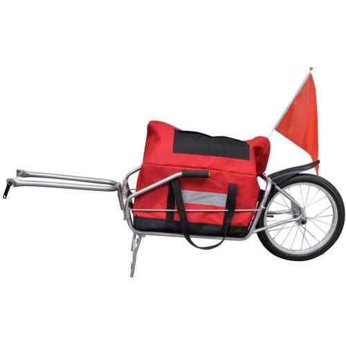 Prikolica za bicikl s jednim kotačem i torbom za pohranu Cijena