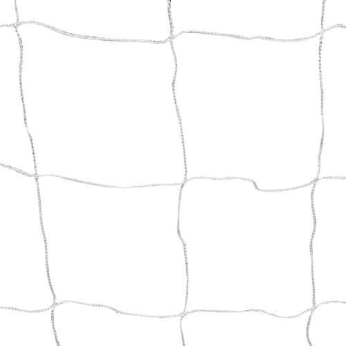 Nogometni gol s mrežom 182x61x122 cm čelični bijeli Cijena