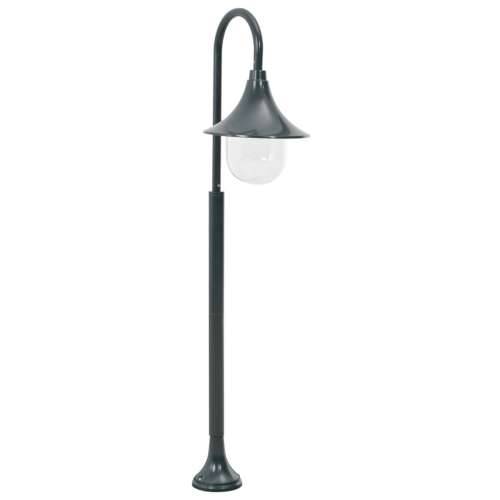 Vrtna stupna svjetiljka od aluminija E27 120 cm tamnozelena Cijena