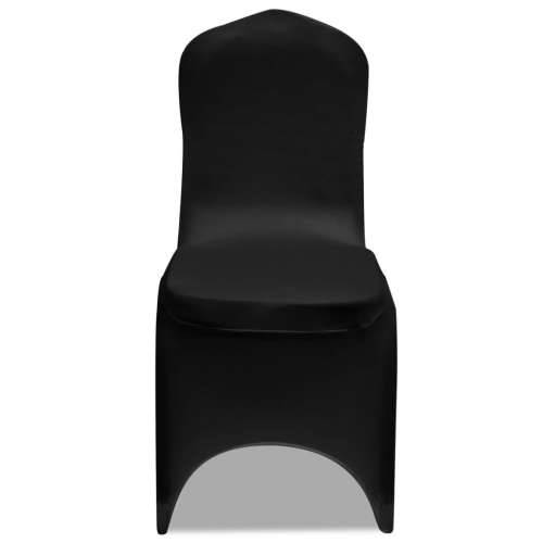Crne rastežljive navlake za stolice 6 kom Cijena