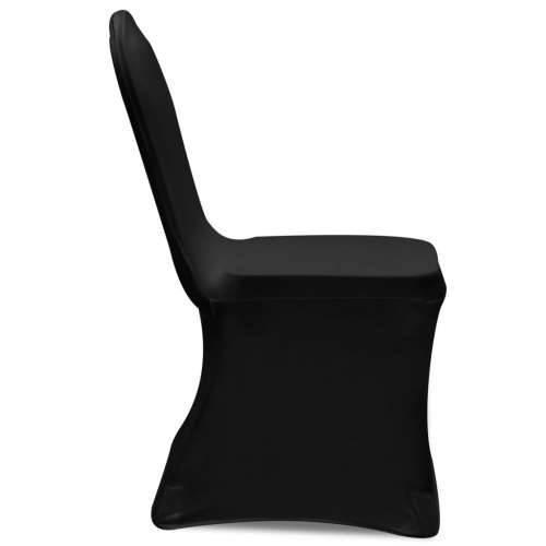 Crne rastežljive navlake za stolice 6 kom Cijena