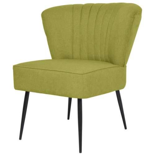 Koktel stolica od tkanine zelena