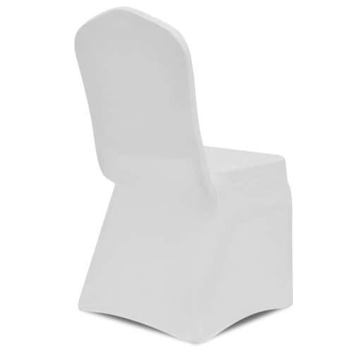 Rastezljive navlake za stolice 100 kom bijele Cijena