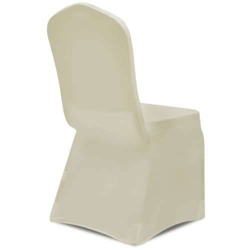 Rastežljive navlake za stolice u kremoj boji 6 kom Cijena