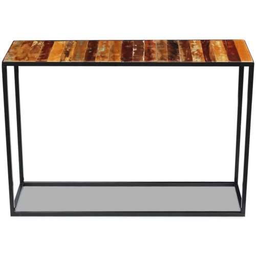 Konzolni stol od masivnog obnovljenog drva 110 x 35 x 76 cm Cijena