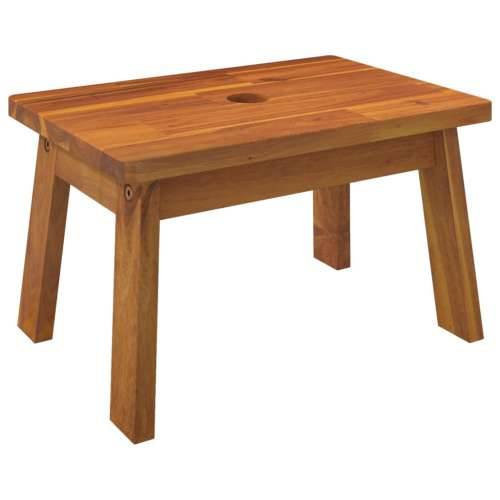 Pomoćni stolac 38 x 26 x 22 cm od masivnog bagremovog drva Cijena