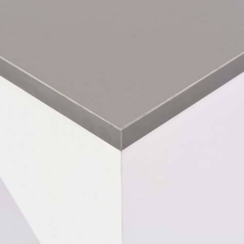 Barski stol s pomičnom policom bijeli 138 x 39 x 110 cm Cijena