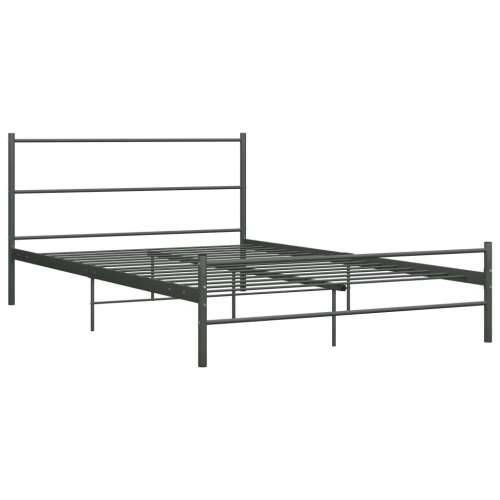 Okvir za krevet sivi metalni 160 x 200 cm Cijena