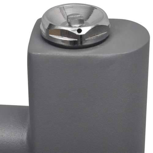 Sivi kupaonski radijator za centralno grijanje ravni 480 x 480 mm Cijena