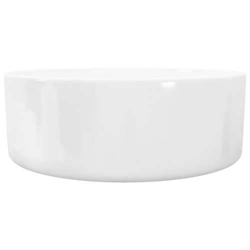Umivaonik okrugli od keramike bijeli 40 x 15 cm Cijena