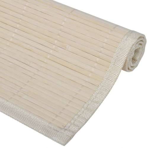 242107 6 Bamboo Placemats 30 x 45 cm Natural Cijena