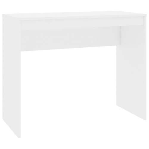 Radni stol visoki sjaj bijeli 90 x 40 x 72 cm konstruirano drvo Cijena