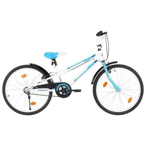 Dječji bicikl 24 inča plavo-bijeli Cijena